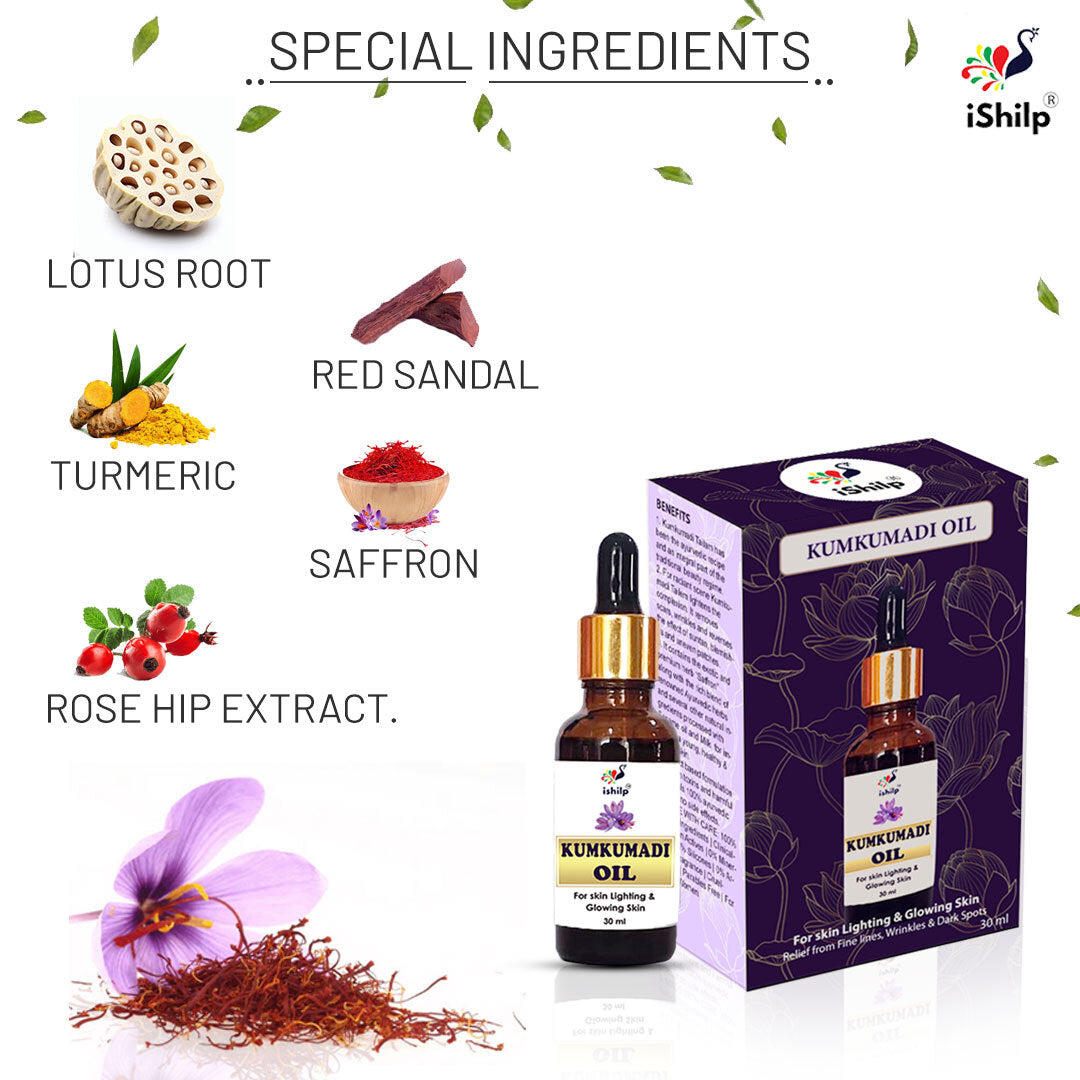 Kumkumadi Tailam & Saffron Gel Combo (Book in 10% Flat Discount)